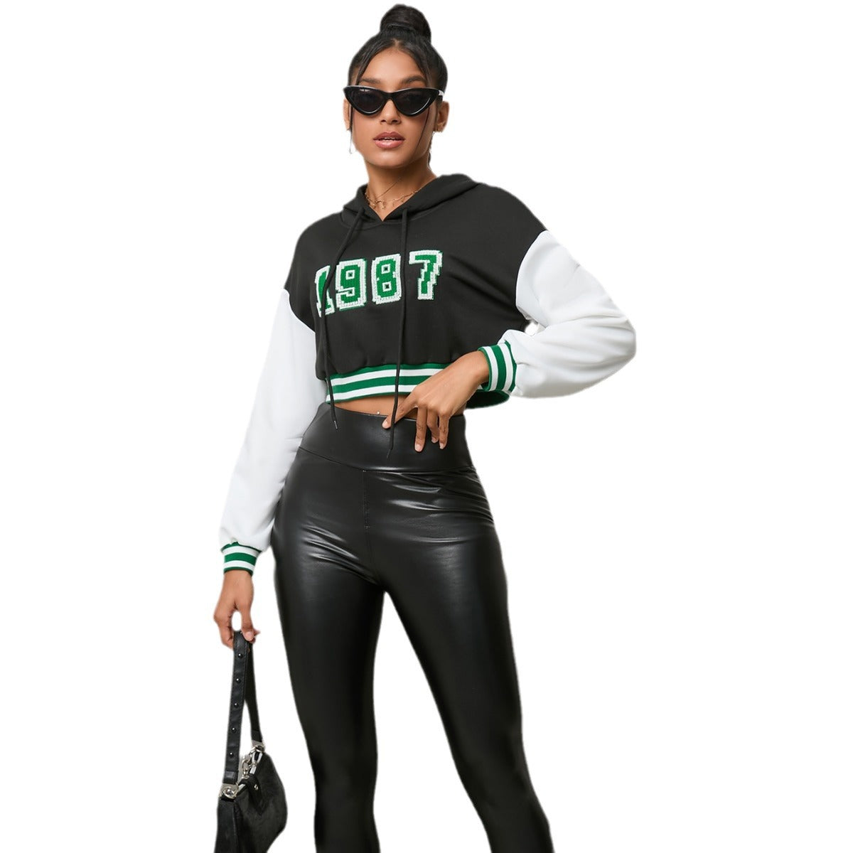 Women's Short Raglan Sleeve Sweater New Loose Slimming