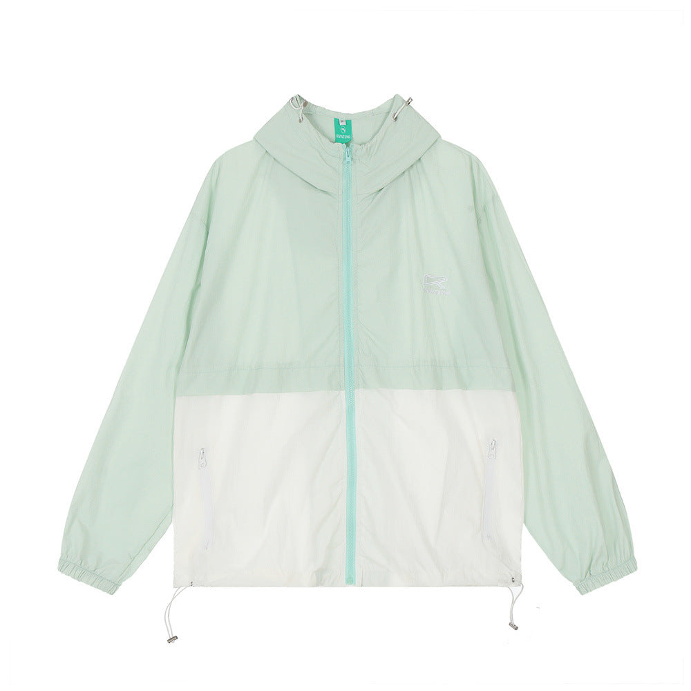 Fashion Stitching Shell Jacket Men And Women