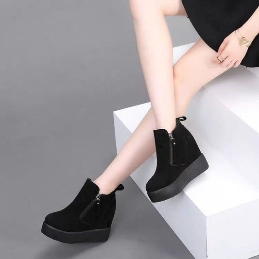 Women's Casual High Boots British Fashion