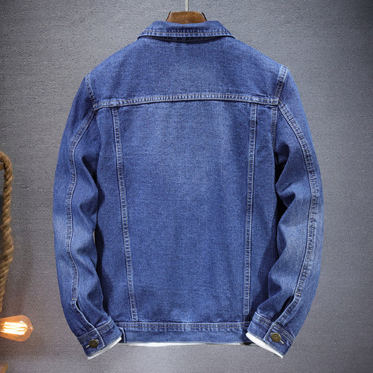 Men's Denim Coat Casual Top