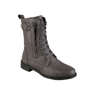 Autumn And Winter New Style Square Heel Low Heel Side Zipper