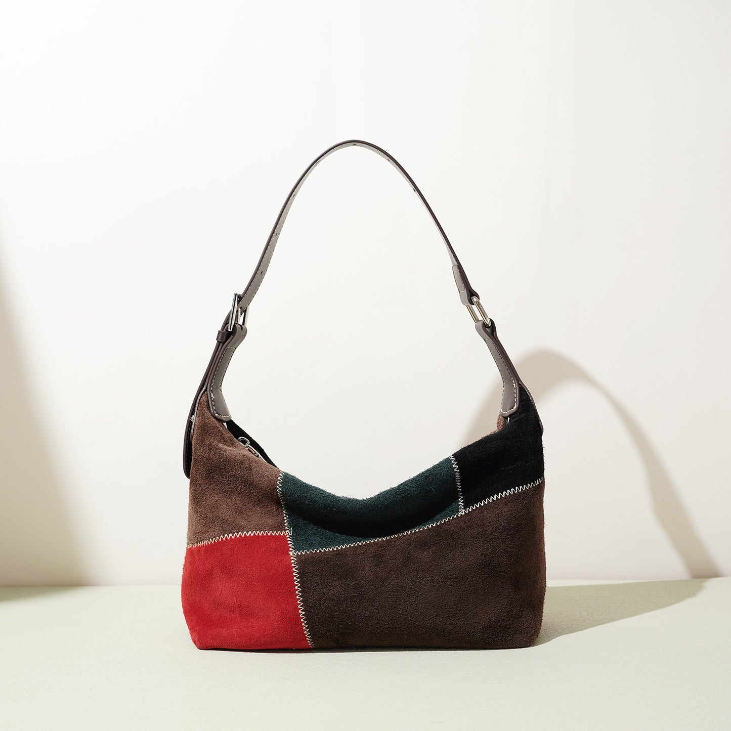Cortical Women's Spliced Casual Crossbody Bag