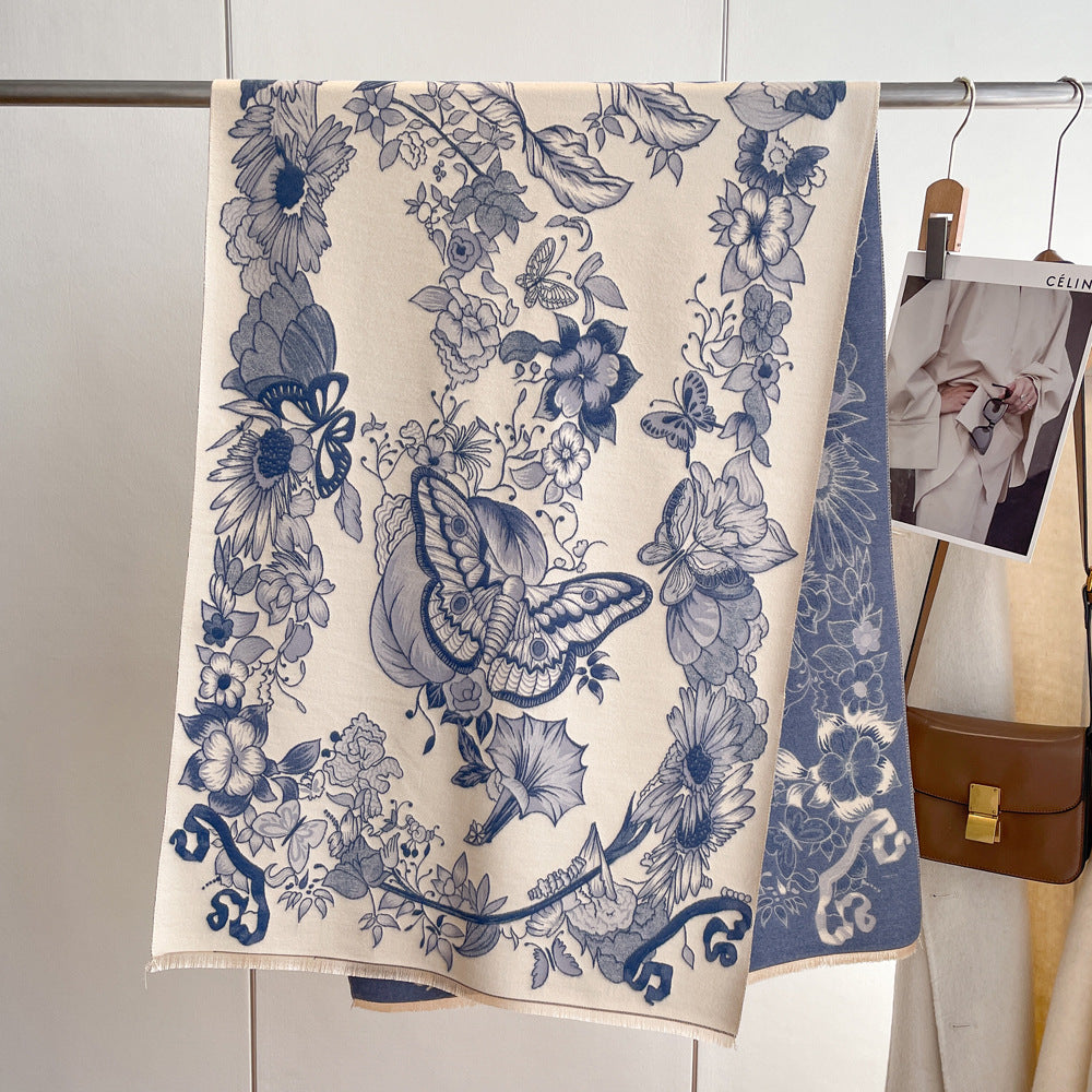 Women's Artificial Cashmere Scarf Autumn And Winter Thickening