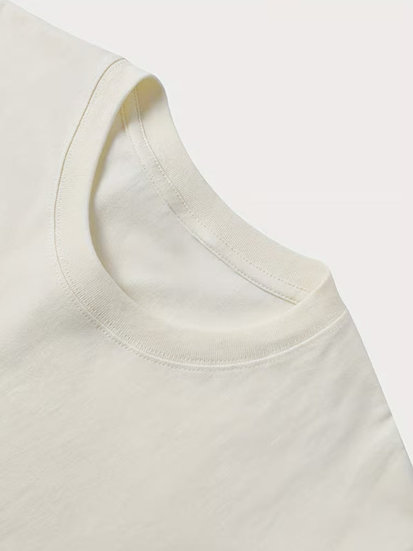 Heart- And Letter-Printed Cotton T-Shirt
