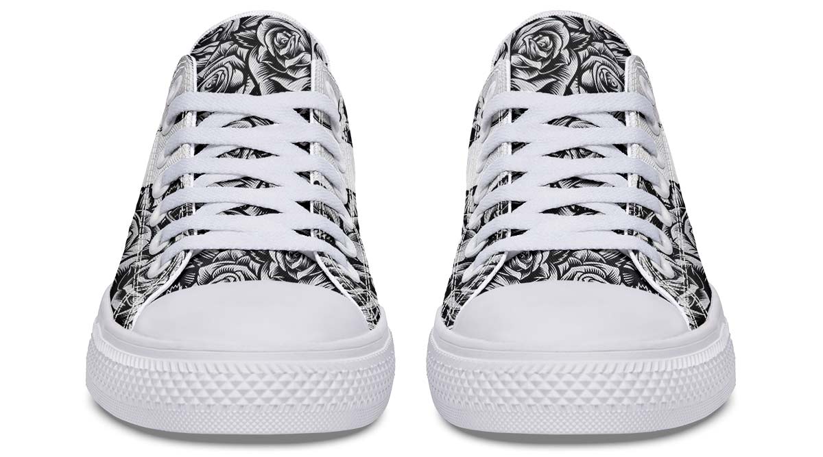 Fashion Print Couple Low-Top Canvas Shoes