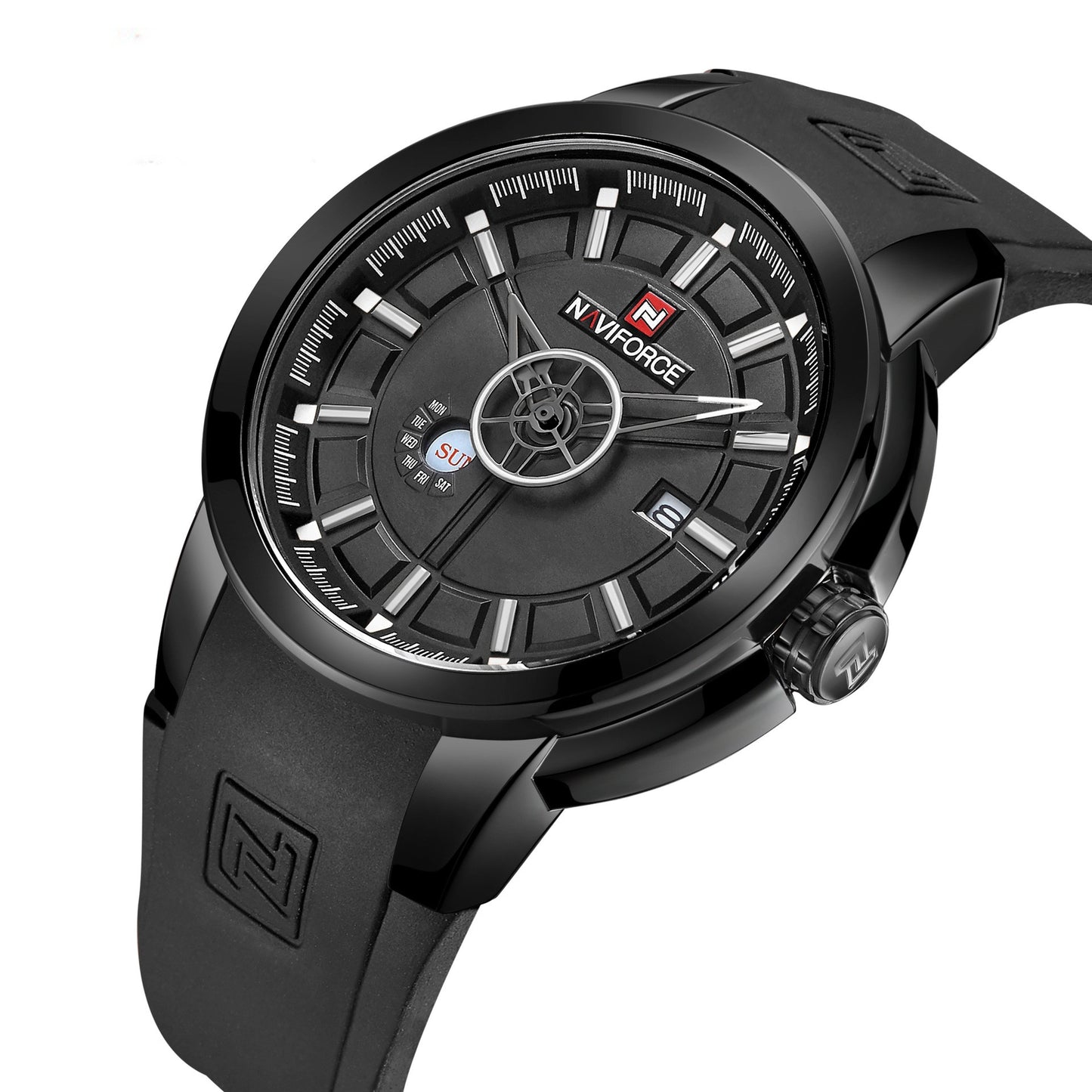 Men's Waterproof Quartz Sports Watch With Calendar