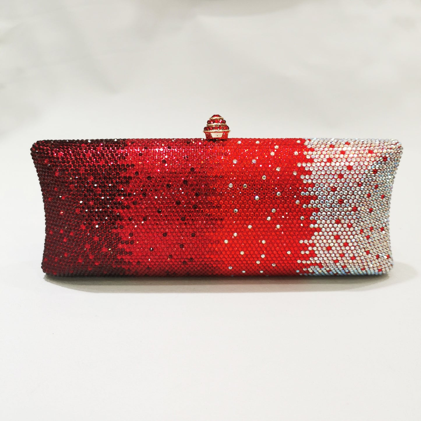 Gradient Rhinestone Dame Aften Clutch Skuldertaske