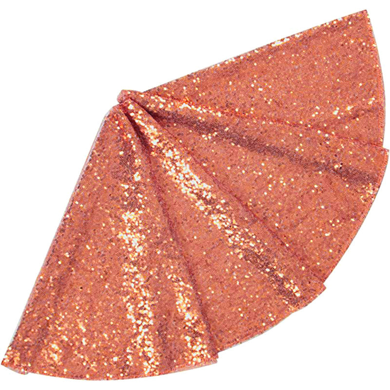 Polyester Golden Bottom Apron Decorative Sequins