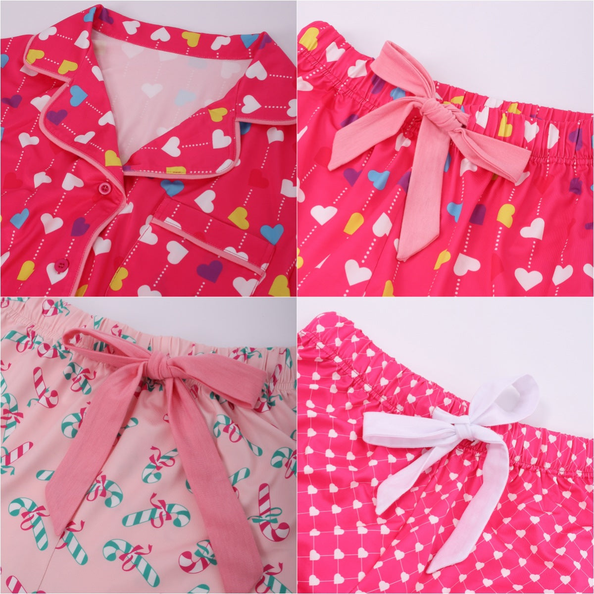 Simple Relaxed Fit Womens Loungewear Pajama Set