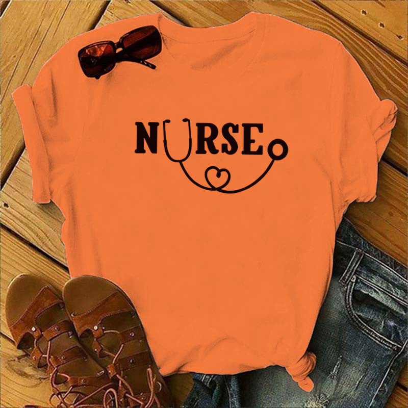 Women's Christmas Animal Flower Short Sleeve