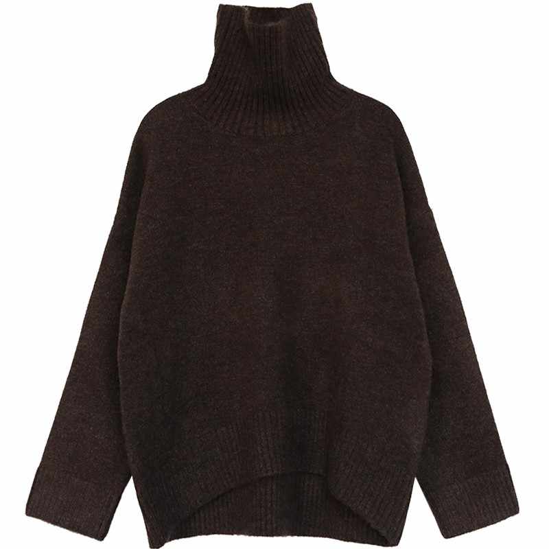 Women's Turtleneck Sweater Vintage Thickened Sweater