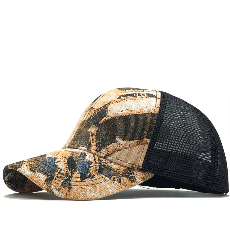 Sunscreen Camouflage Baseball Hat Fishing Duck Tongue