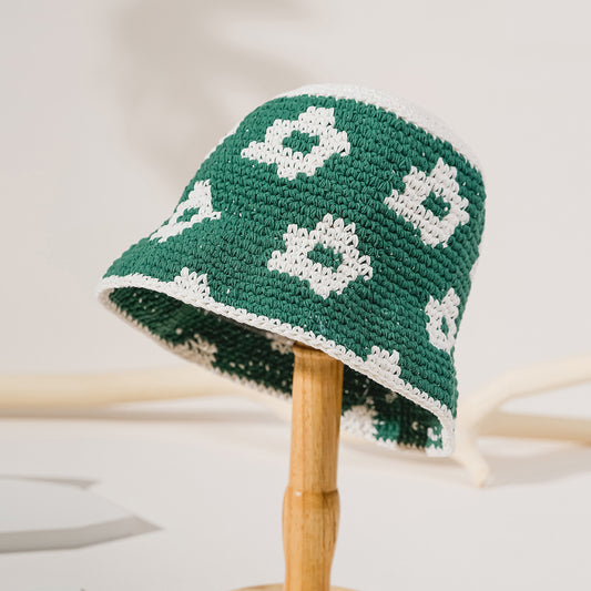 Women's Handmade Versatile Flower Fisherman's Hat