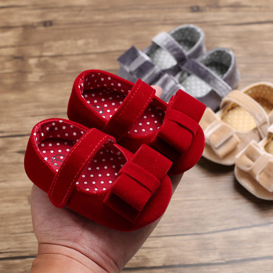 Baby Rubber Sole Princess Toddler Shoes