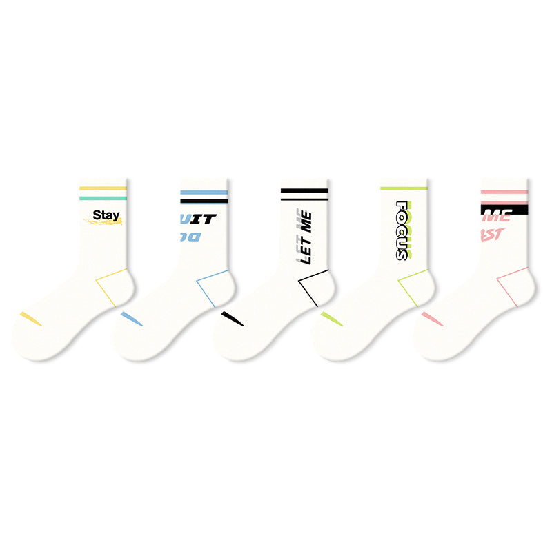 Women's Cute Thin Mid Length Socks
