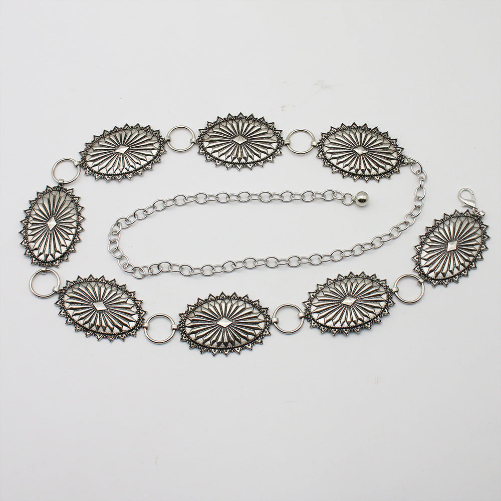 Metal Waist Chain Retro Alloy Versatile