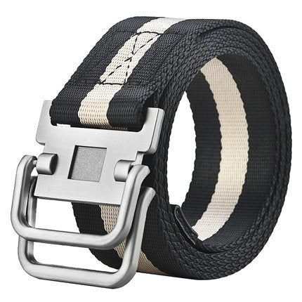 Outdoor Minimalist Trend Youth Casual Canvas Belt