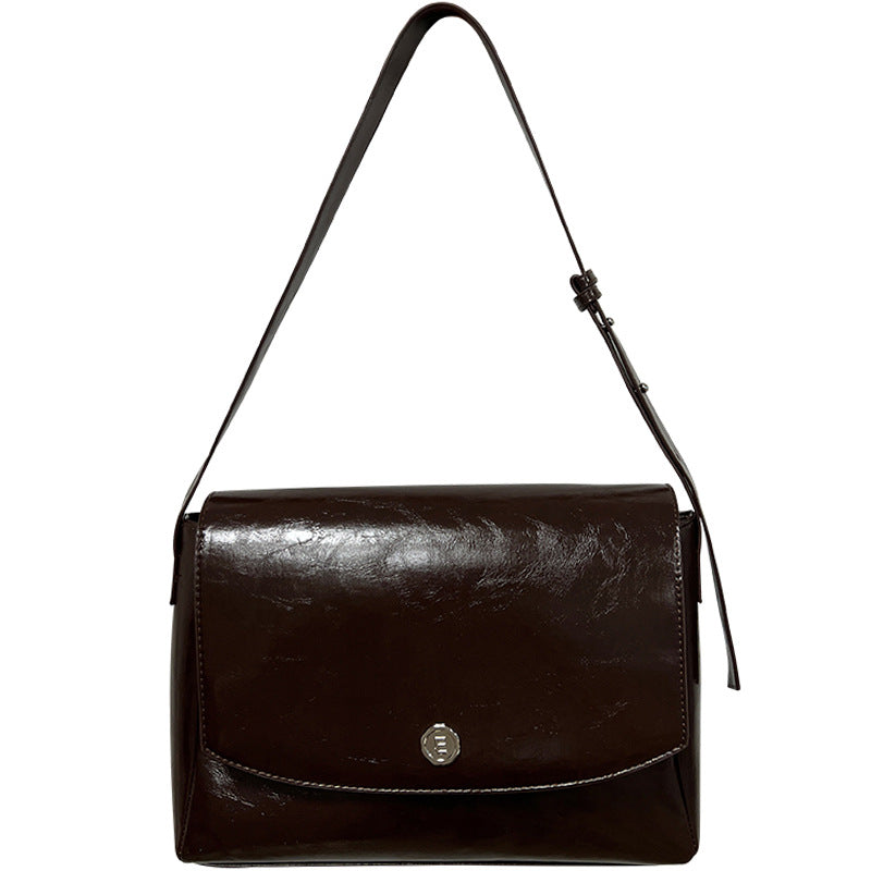 Niche Design Retro Large-capacity Briefcase