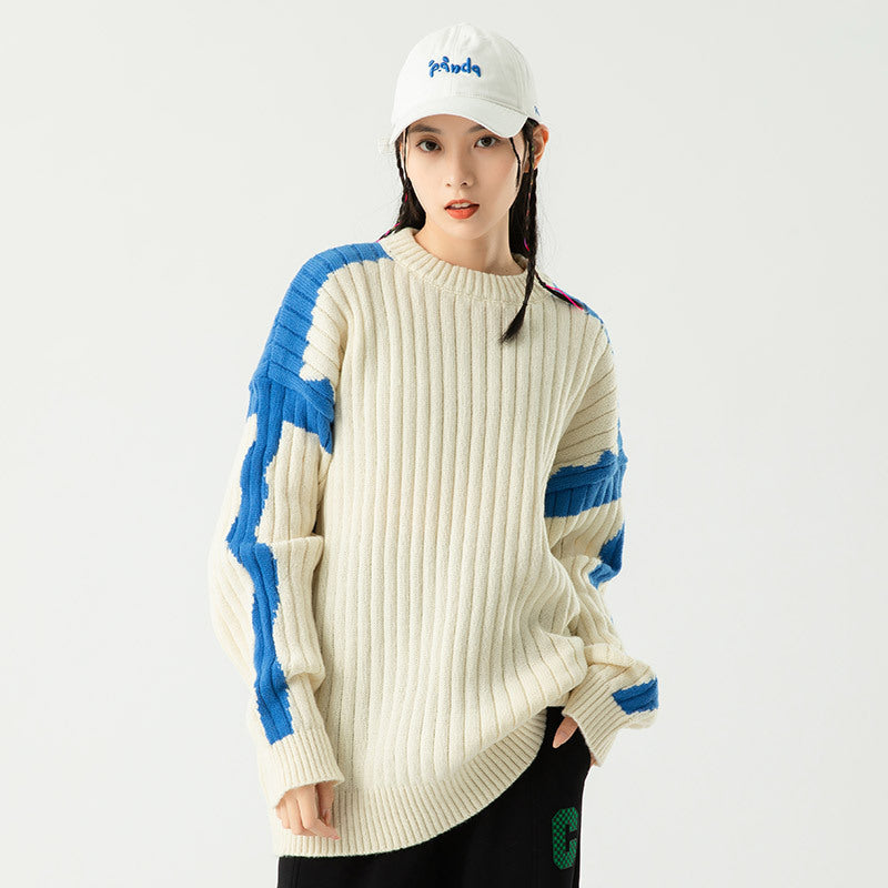Simple Loose Harajuku Vintage Sweater Base Knitting