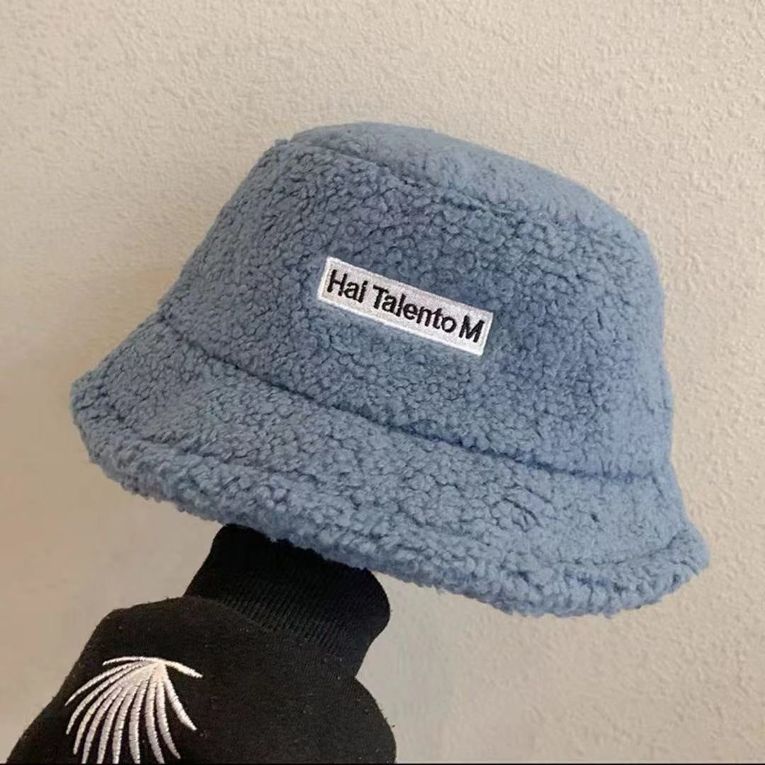 Cute Lamb Wool Fisherman Hat