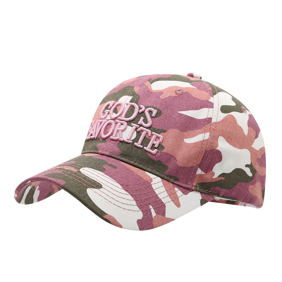 American Retro Baseball Cap Outdoor Jungle Camouflage Distressed