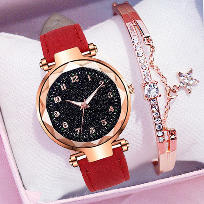 Fashion Starry Sky Trend Casual Student Watch