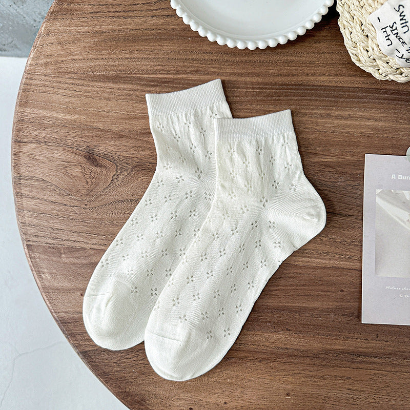 Thin Mesh Breathable Pilling-resistant Socks