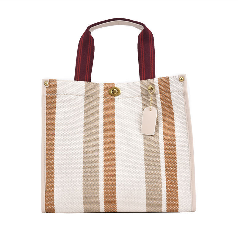 Ny Fashion Bærbar Tote Populær Stor Og Lille Retro Skuldertaske