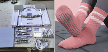 Multifunctional Fitness Board Flat Support Chest And Abdominal Muscle Equipment Household Abdominal Wheel
