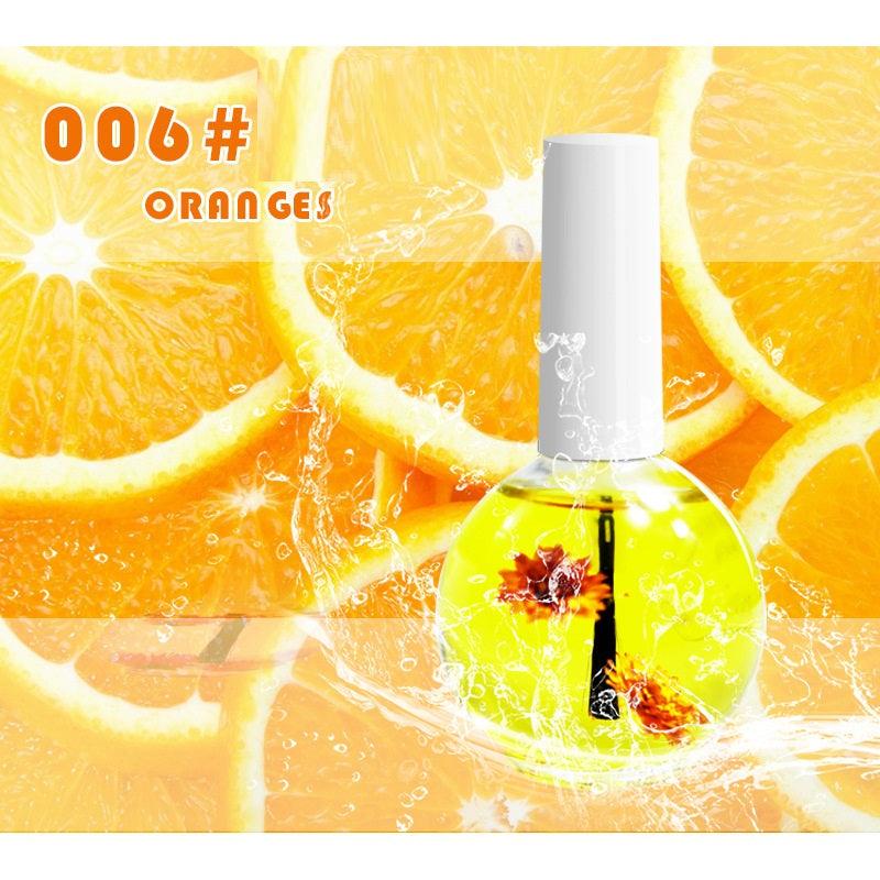 Negleskønhed Tørrede Blomster Næring Neglebehandling Olie Mod Tørre Neglebånd Neglekant Fugtgivende Neglelak Base Coat Naturlig Tørret Blomst Næringsopløsning