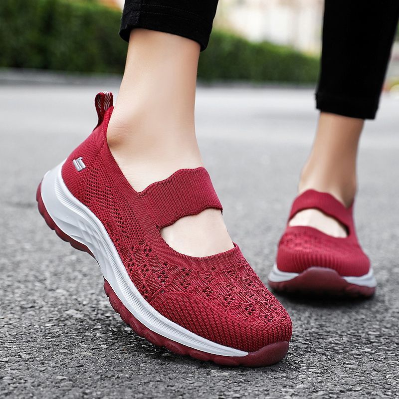 Slip-on Leisure Sports Flying Woven Shoes