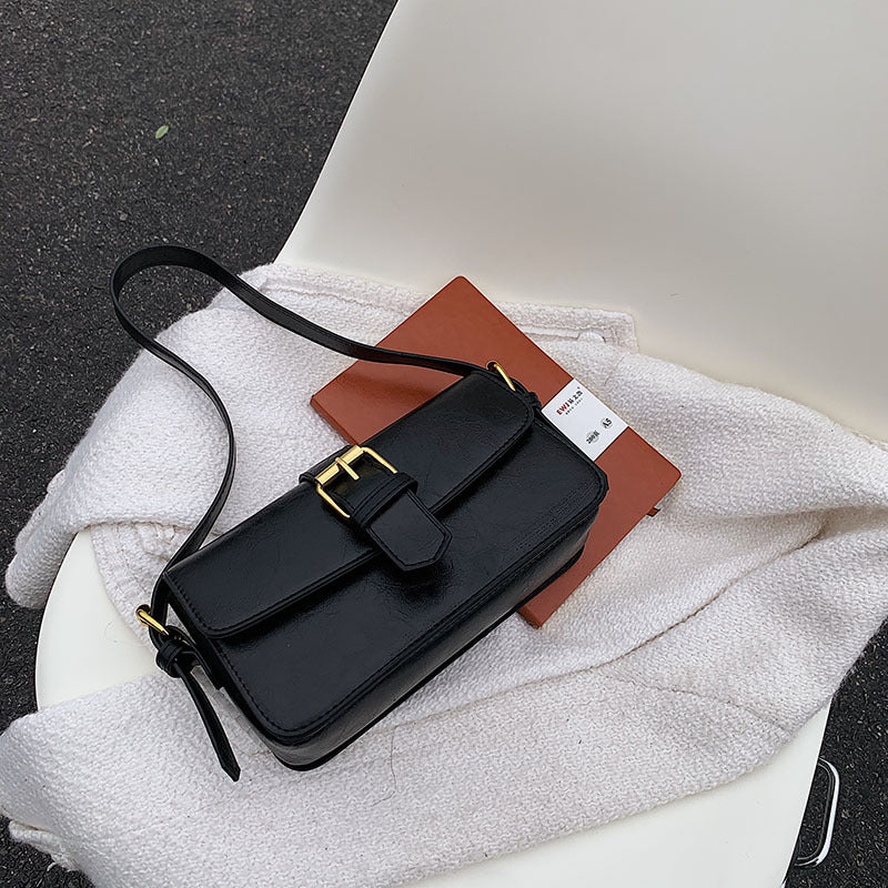 Women's Vintage Simple And Versatile Single Shoulder Crossbody Bag