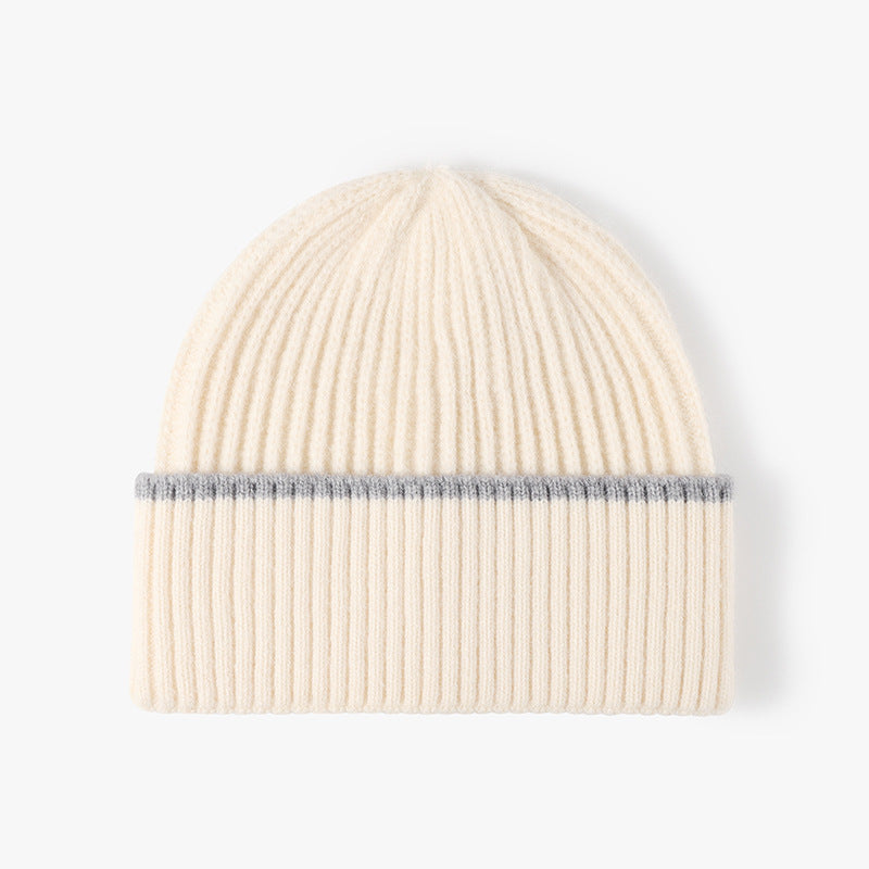 Simple Warm Thickened Knitted Hat