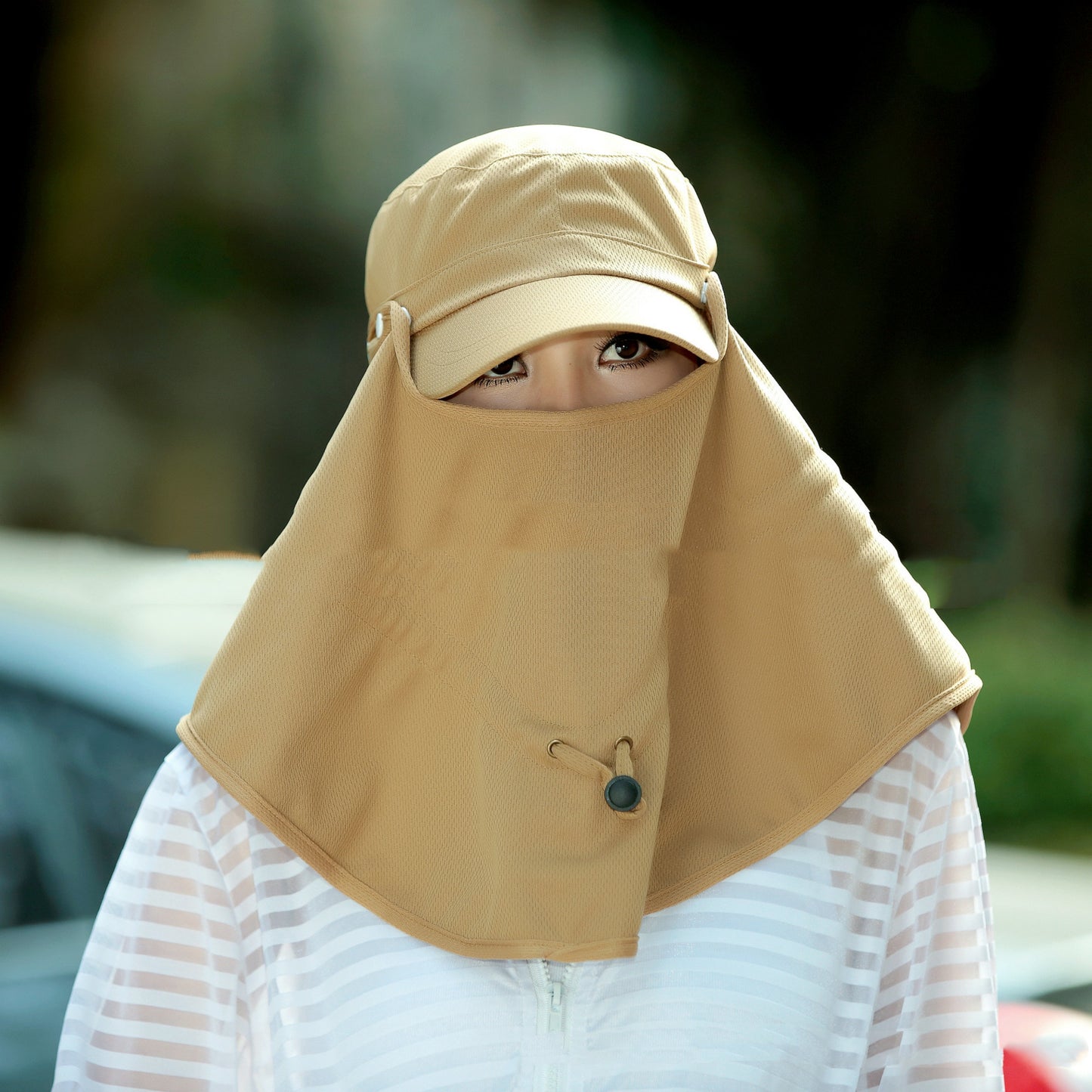 Outdoor Sun Protection Sun Hat 360 UV Protection To Cover The Face