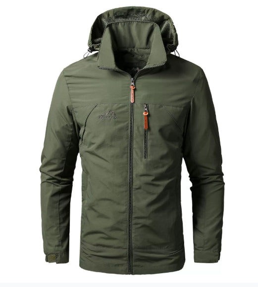 Mountaineering Shell Jacket Windcheater Outdoor Sports Jacket Men's Clothing