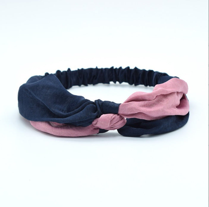 Sweet MSN Women's Color Matching Cross Hair Band
