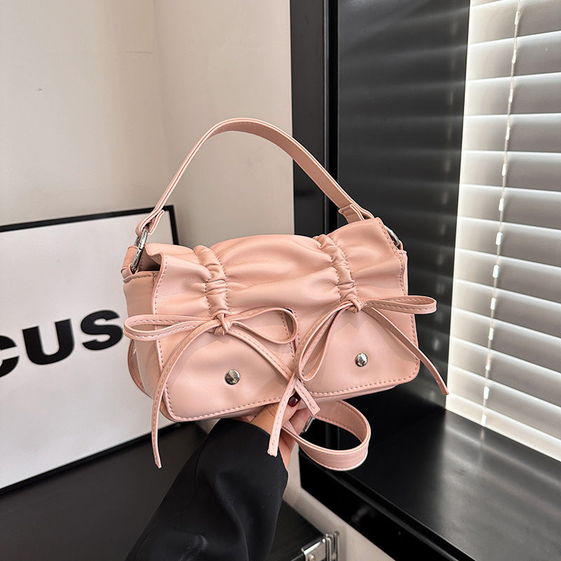 Blød læder crossbody-taske i westernstil, der passer til alt