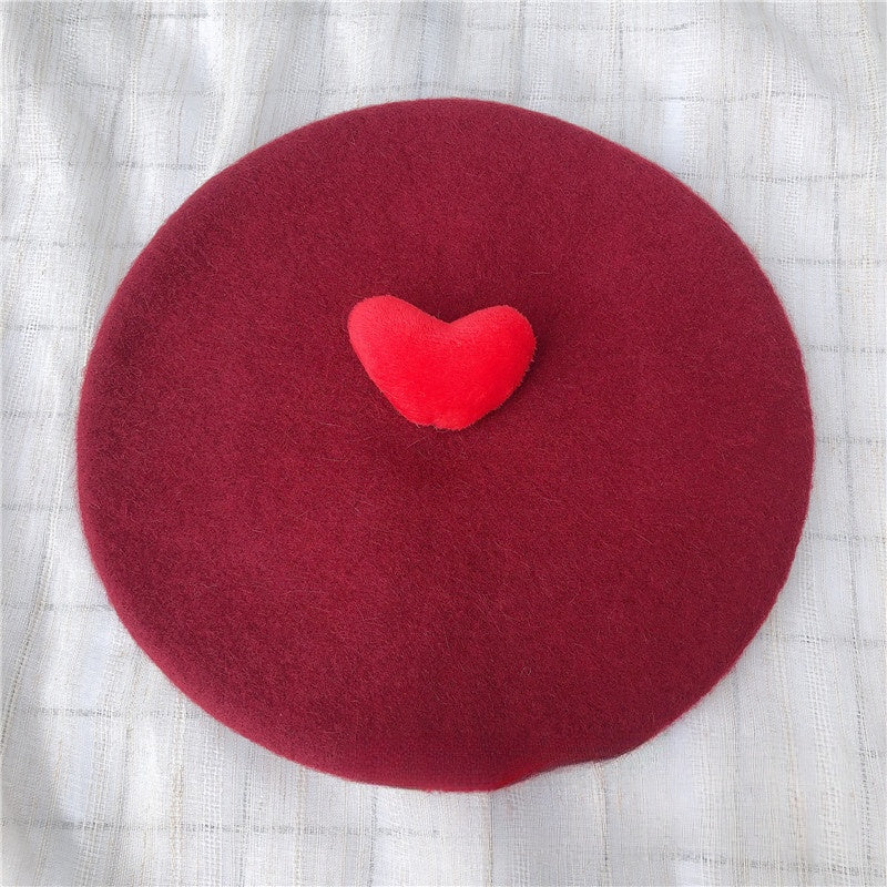 Wool Painter Japanese INS Same Love Parent-child Beret