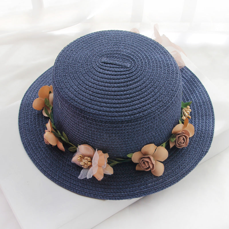 Women's Sun Garland Beach Outdoor Top Hat Sun Protection