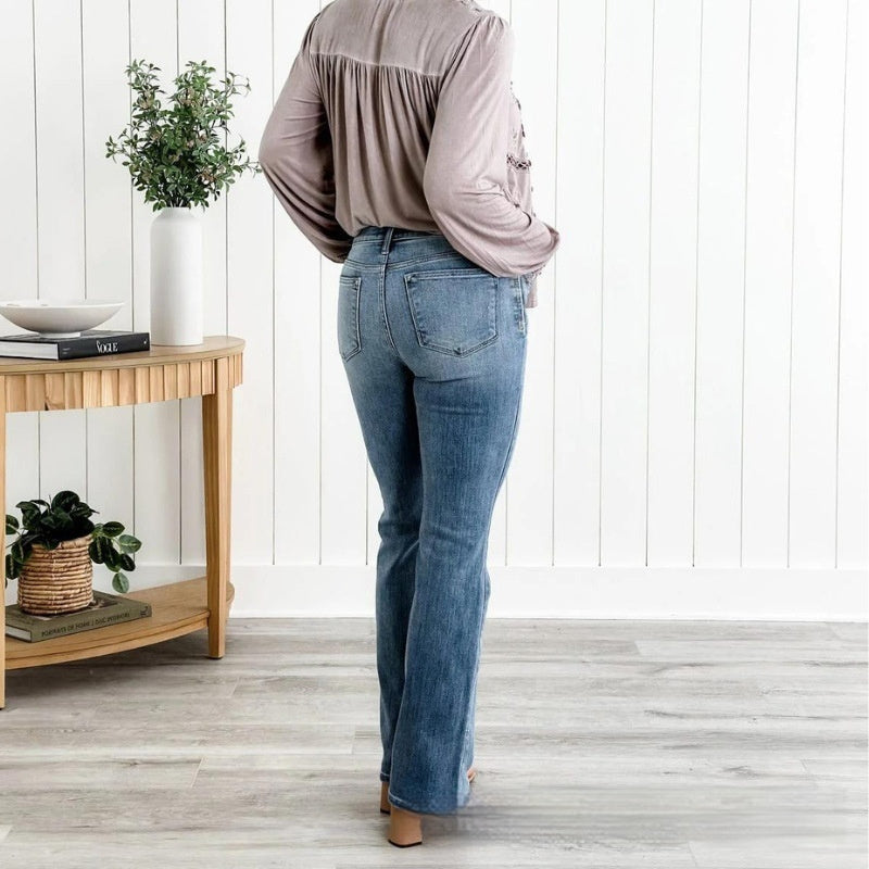 Fashion Plus Size Elastiske Slim-fit Jeans