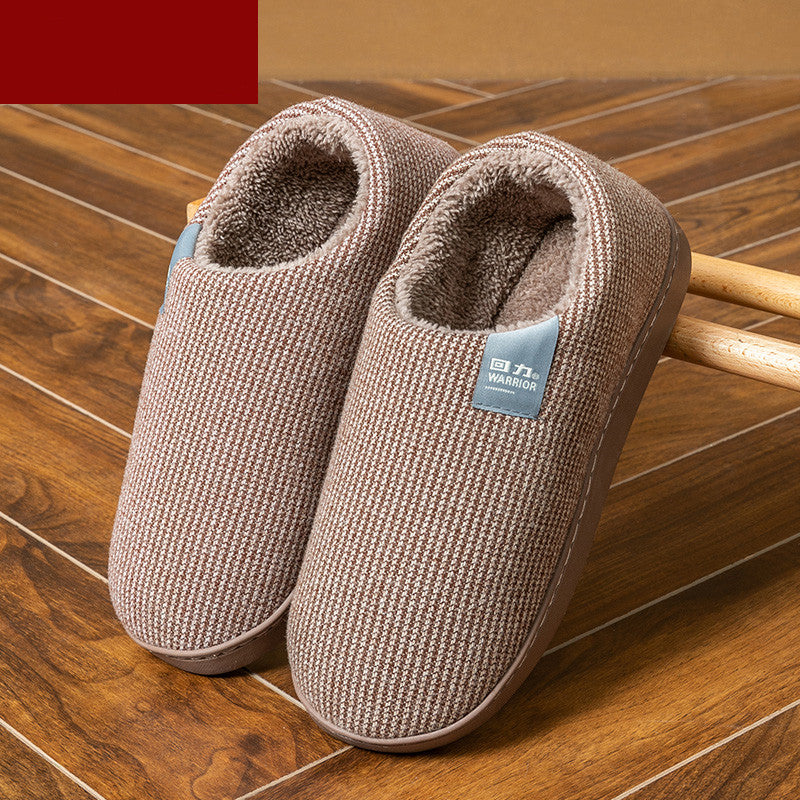 Women's Bag Heel Home Indoor Anti-Slip Cotton Slippers