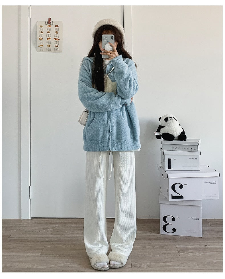 Straightleg Loosefitting Floorlength Pants