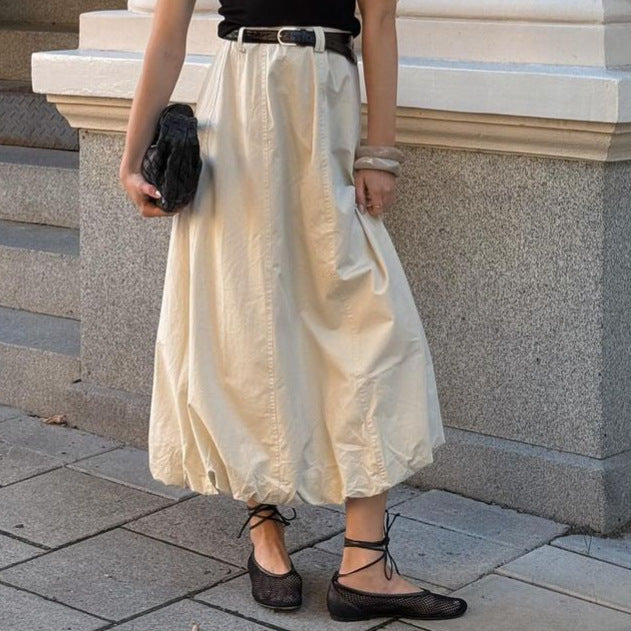 Ins French Simplicity Fashion Street Shooting Skirt