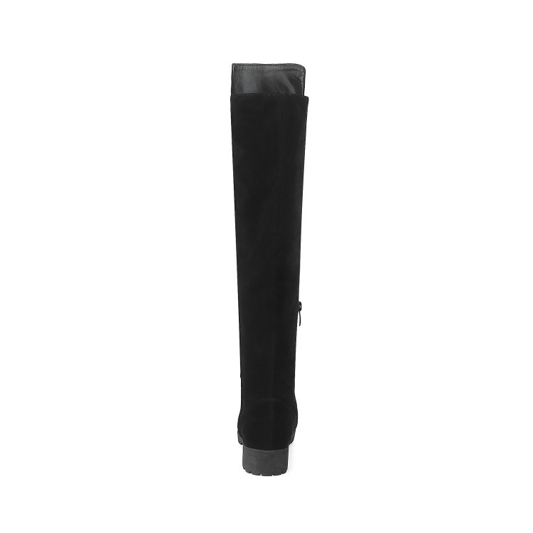 Tumn And Winter Women's Boots British Style Knee-length Boots