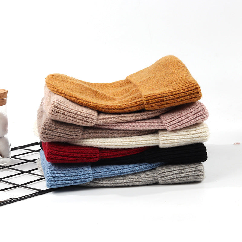 Korean Version Of Japanese Ins Style Cashmere Knitted Hat