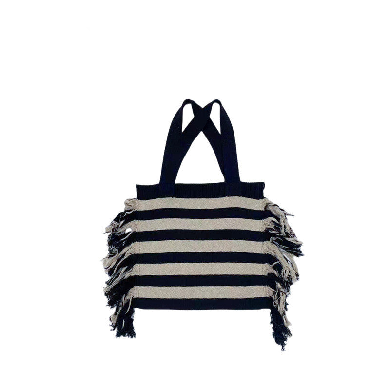 Women's Knitting Bag Collision Color Single Interval