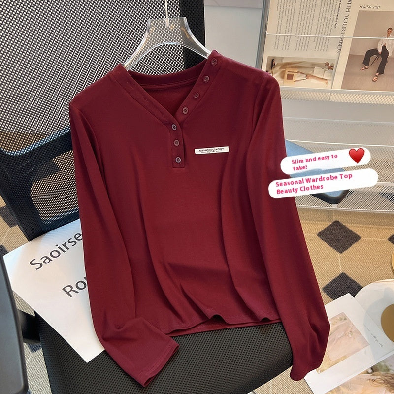Autumn And Winter Inner Bottoming Shirt Women