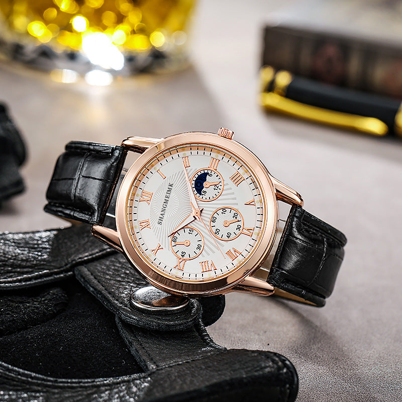 Quartz Waterproof Watch Men