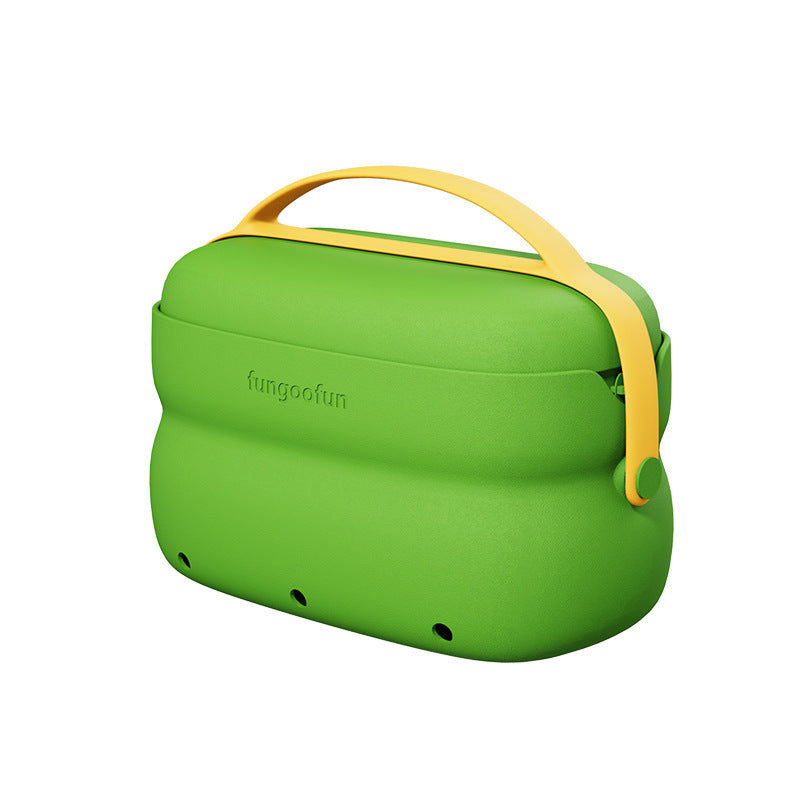 Cosmetic Bag2-in-1  With Handle Hangable Dry And Wet Separation Toiletry Bag Fashion Candy-color Portable Waterproof Storage Travel Bags