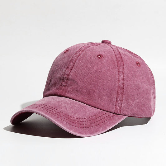 Washed Cotton Curved Brim Outdoor Sports Ladies Summer Sun Hat